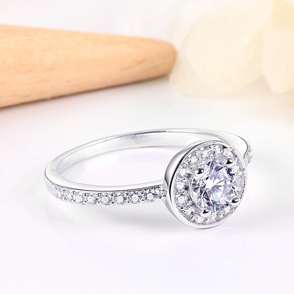 New 925 silver ring for women, size 6-9 - Picture 3 of 8
